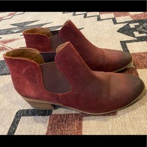 Brass Plum booties